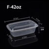 Rectangular Containers with Dome Lids