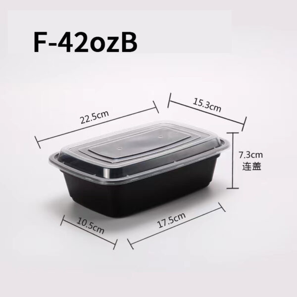 Rectangular Containers with Dome Lids