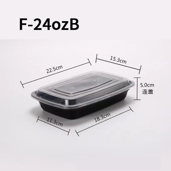 Rectangular Containers with Dome Lids