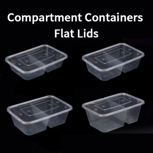 Compartment Containers (Flat Lids)
